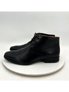 Wolf and Shepherd Striker Men Size 7 Black Leather Chukka Ankle Boot